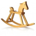 Cavallino a dondolo legno anni '50