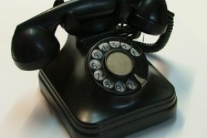 Telefoni in bachelite anni '50