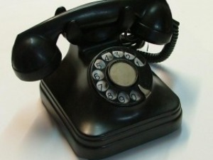 Telefoni in bachelite anni '50