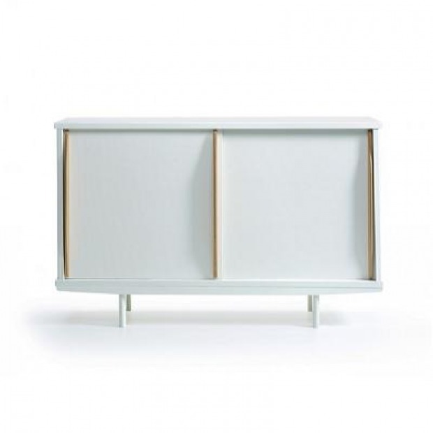 credenza metallo bianco anni '50