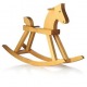 Cavallino a dondolo legno anni '50
